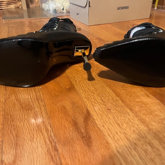 NIB AZALEA WANG Sniper Lace-Up Boot Size: 7.5 - Picture 5 of 8